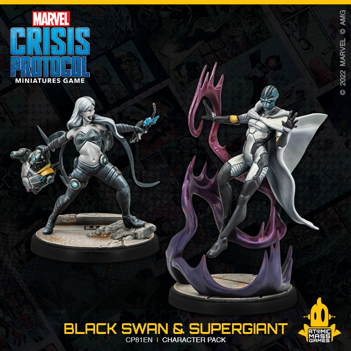 Marvel Crisis Protocol : Black Swan and Supergiant Character Pack